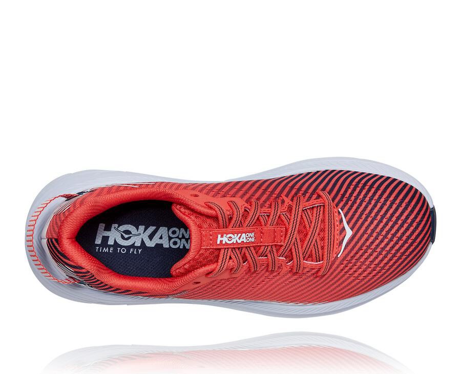 Tenis Hoka One One Mujer Rojos/Blancos - Rincon 2 - FQUD74536